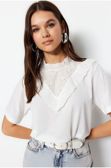 Blouse - White - Regular fit