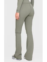 Tall Olive Sculpt High Waisted Flared Yoga Pants - 2