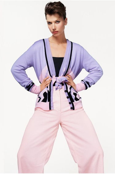 Merino Wool Deep V-Neck Long Cardigan