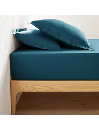 شرشف سرير سادة بحواف مطاطية - 1