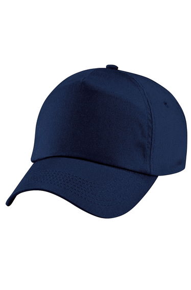 Beechfield Plain Unisex Junior Original 5 Panel Baseball Cap - French Navy