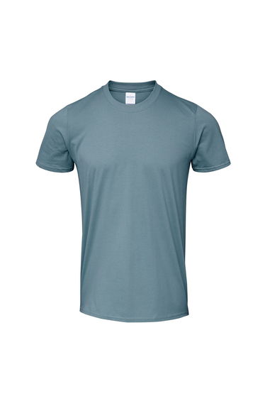 Gildan Mens SoftStyle Ringspun T-Shirt - Stone Blue
