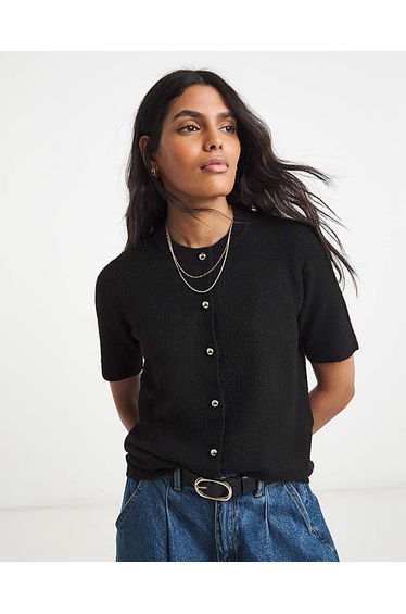 Simply Be Short Sleeve Cardigan