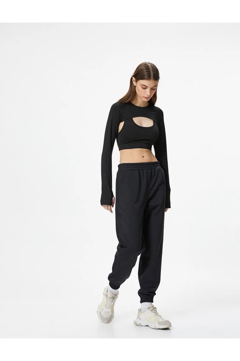 Sports Jogger Sweatpants Comfortable Fit with Pocket