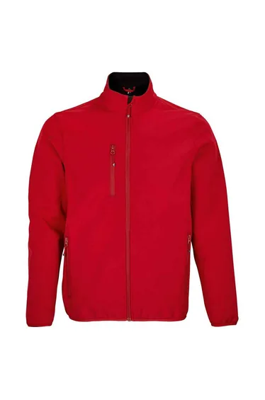 SOLS Mens Falcon Recycled Soft Shell Jacket - Pepper Red