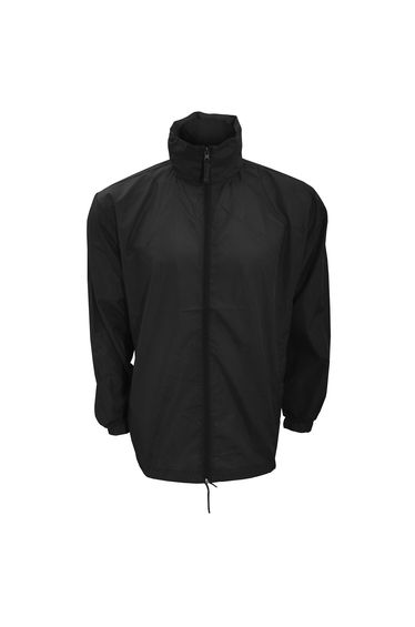 Kariban Mens Casual Windbreaker Jacket - Black