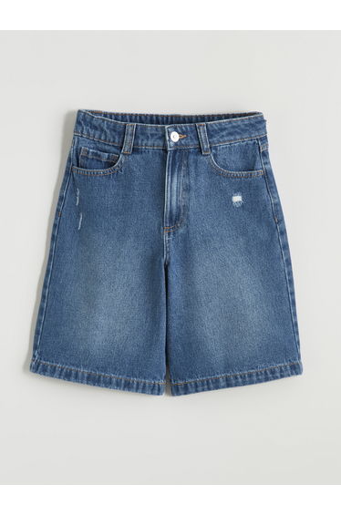 Distressed Denim Shorts for Girls