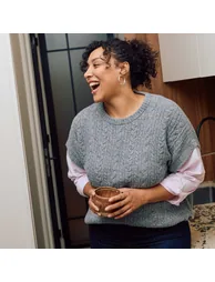 2-in-1 Sweater with Shirt GREY - 2