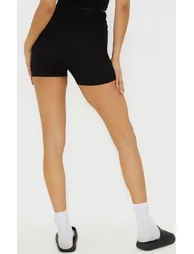 Black and Grey Jersey 2 Pack Hot Pants - 1