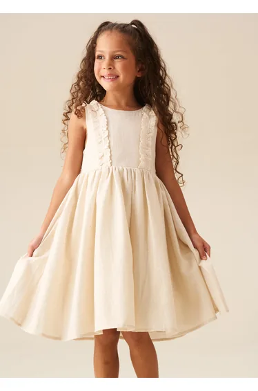 فستان انجل اند روكيت بلون كريمي