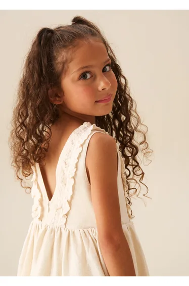 فستان انجل اند روكيت بلون كريمي