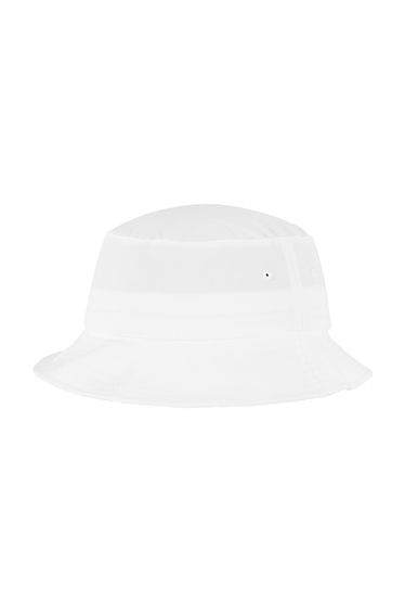 Flexfit Cotton Twill Bucket Hat - White