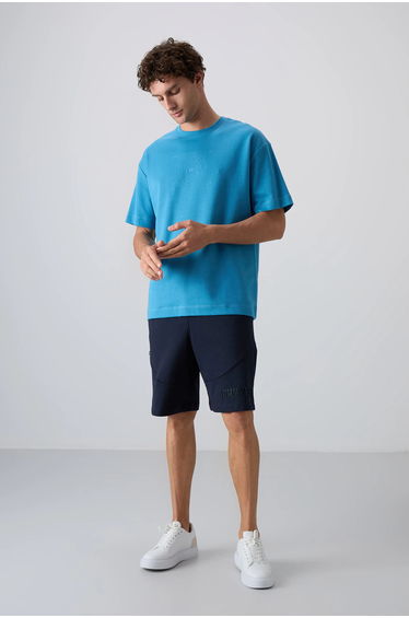 TOMMY Oversized Cotton-Blend Crew Neck T-Shirt