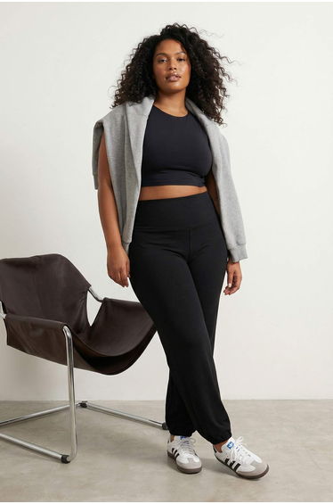 Trendyol Curve Black Trousers