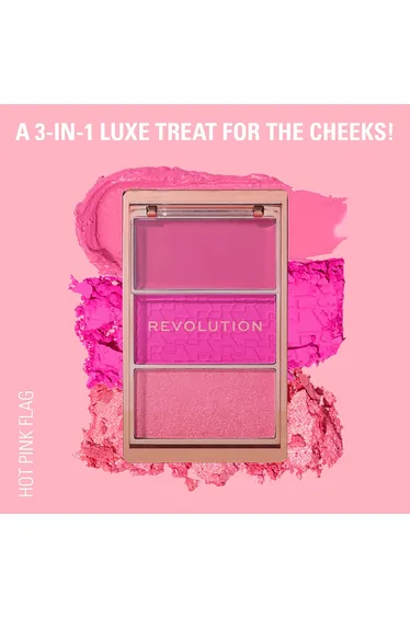 أحمر خدود بثلاثة ألوان