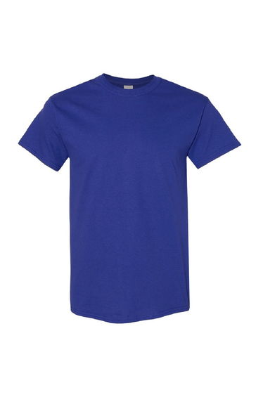 Gildan Mens Heavy Cotton Short Sleeve T-Shirt - Cobalt Blue