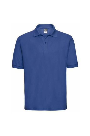 Russell Mens Classic Short Sleeve Polycotton Polo Shirt - Bright Royal