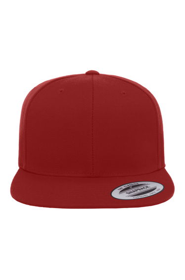 Yupoong Mens The Classic Premium Snapback Cap (Pack of 2) - Red