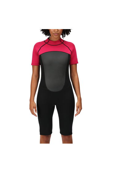 Regatta Womens Shorty Surfing Watersports Back Zip Wetsuit - Dark Cerise