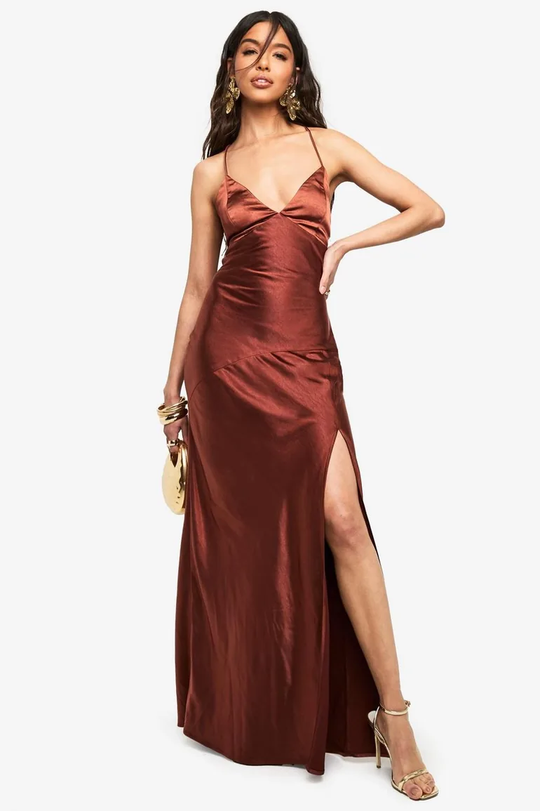 brown dress for family photos Lydia Slip Dress  Lightweight, Flattering Summer Dress | Cocoa
