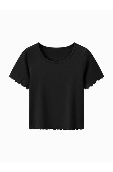 Women's Textured Pattern T-Shirt