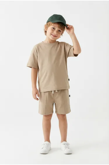 Vizon Boy's Flat Knitted Bottom - Top Set