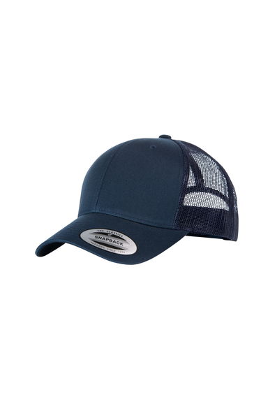 Yupoong Flexfit Retro Snapback Trucker Cap (Pack of 2) - Navy/Navy