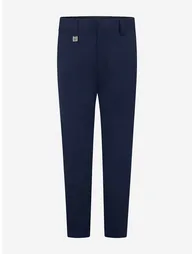 Boys School Slim Fit Trousers in Navy