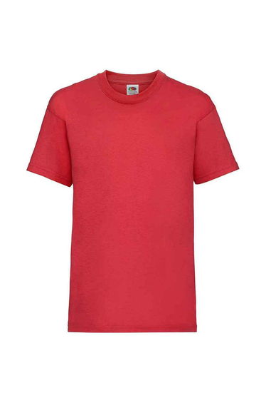 Fruit of the Loom Childrens/Kids Valueweight T-Shirt - Red