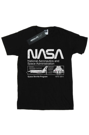 NASA Boys Classic Space Shuttle T-Shirt - Black