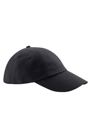 Beechfield Heavy Cotton Low Profile Baseball Cap - Black