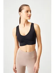Crop Top - Black - Plain