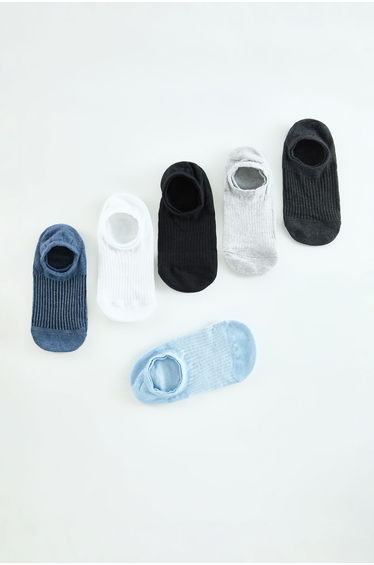 Multicolored 6-Pack Cotton Sneaker Socks