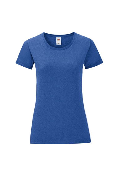 Fruit of the Loom Womens/Ladies Iconic 150 T-Shirt - Heather Royal