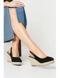 Wide Fit Riya Slingback Wedges