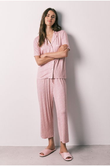 Floral print classic pyjamas