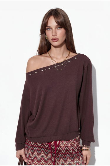 BUSEM Women's Crew Neck Fleece Sweatshirt