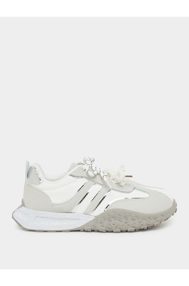 Textured Sole Lace Up Sneakers