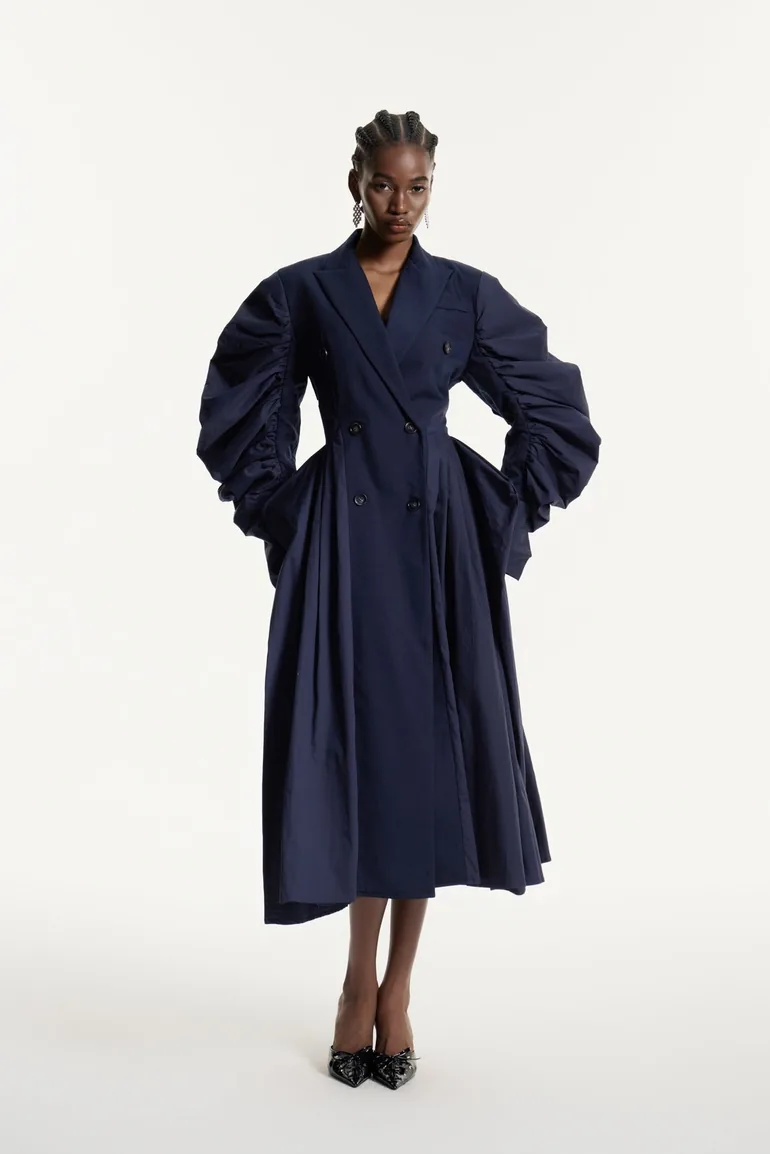 Eerika Ruch Deconstruct Balloon Sleeve Coat