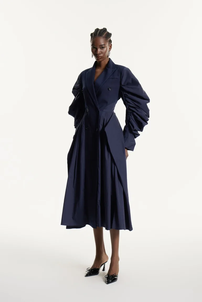 Eerika Ruch Deconstruct Balloon Sleeve Coat - 1