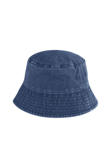 Beechfield Unisex Adult Vintage Bucket Hat - Vintage Denim