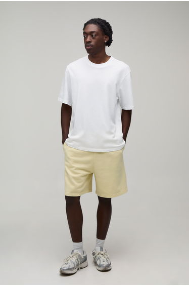 Essential Washed Baggy Short - yellow
