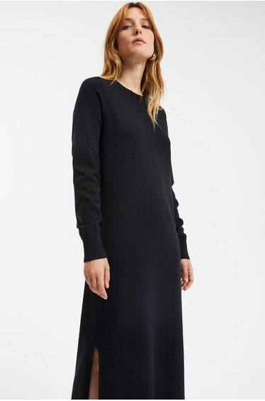 Maxi Jumper/Sweater Dress with Long Sleeves