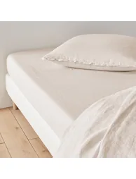 Washed Linen Fitted Sheet - 1