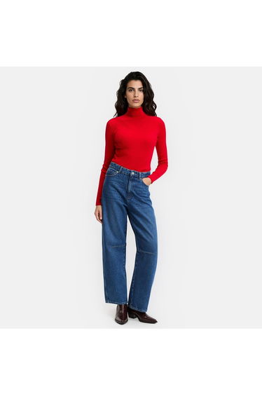 Fine Knit Turtleneck Jumper/Sweater