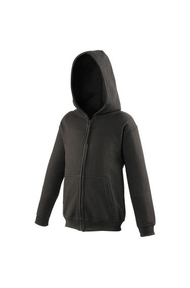 Awdis Kids Unisex Hooded Sweatshirt / Hoodie / Zoodie - Jet Black