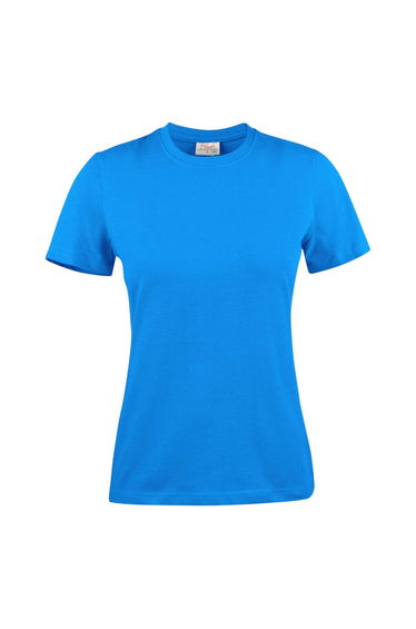 Printer Womens/Ladies Heavier Pro T-Shirt - Ocean Blue
