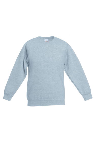 Fruit Of The Loom Kids Unisex Premium 70/30 Sweatshirt - Heather Grey