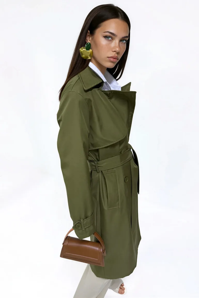 BDART Double Breasted Lined Trench Coat - 1