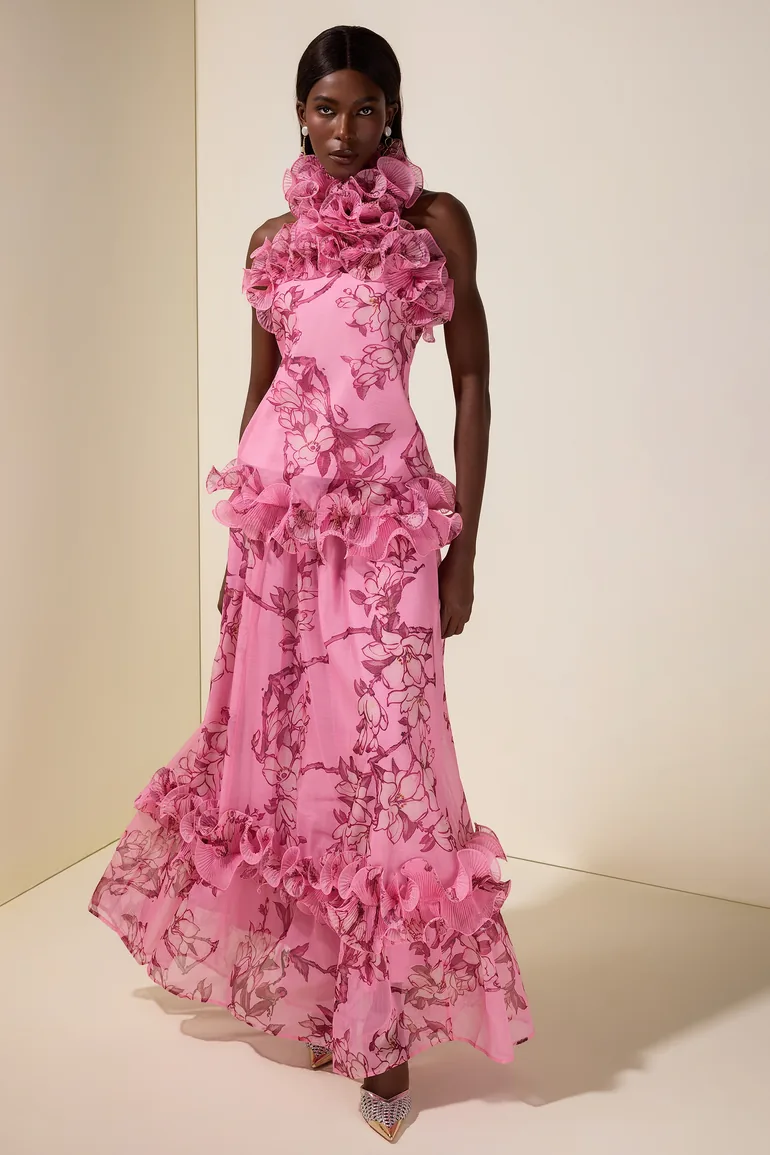 طقم جاردان فو باللون الزهري